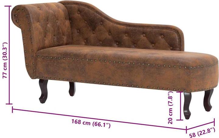 Produktbild vidaXL Chaiselongue
