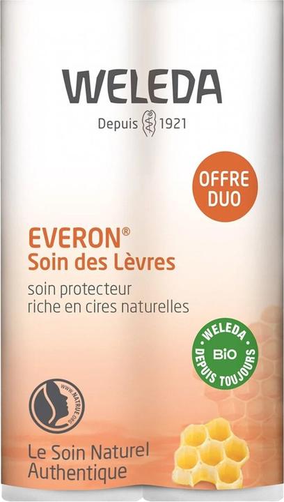 Weleda Baume à Lèvres Everon® - 2 x 4,8 g (Balsamo per le labbra)