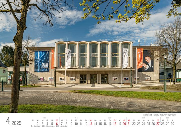 Produktbild Remscheid 2025 Bildkalender A3 Spiralbindung (A3, Harter Einband, Deutsch)