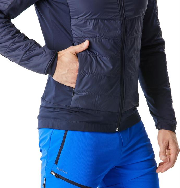 Actual product image Quechua Fleece jacket men's hybrid jacket warm winter hiking - SH900 Mountain (XXL)
