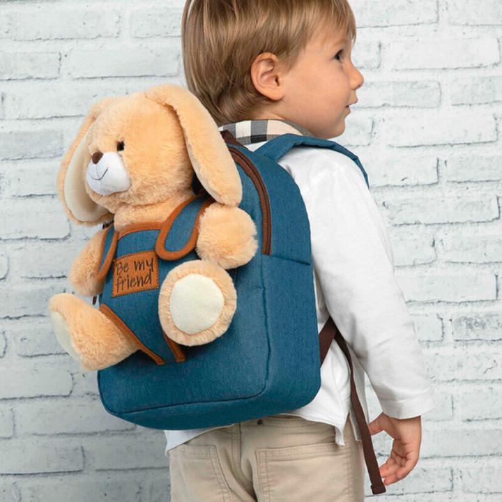 Produktbild Perletti Bob Bunny backpack with plush toy 26cm