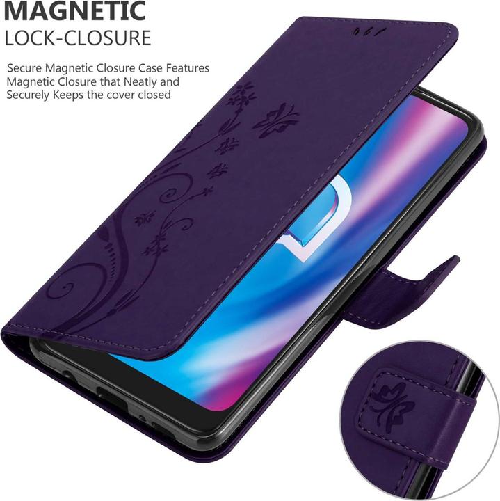 Actual product image Cadorabo Case for Alcatel 1S 2020 Flower Book (1S (2020))