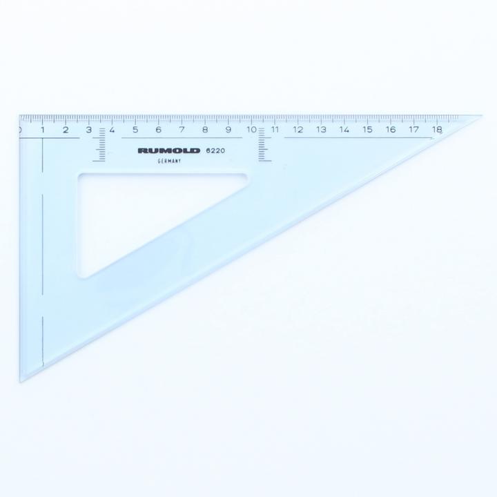 Image du produit Rumold Triangle de dessin (20.20 cm, Matières plastiques)