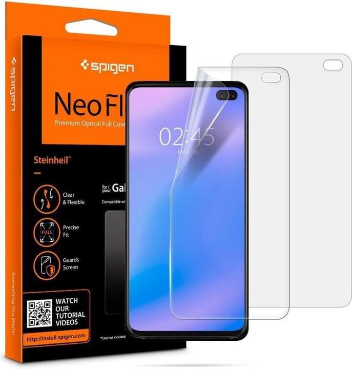 Produktbild Spigen Neo Flex HD (2er Pack) (1 Stk., Samsung Galaxy S10+)