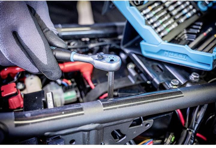 Immagine prodotto HAZET Leva a cricchetto reversibile con dentatura fine HiPer per bit ∙ con dentatura fine 863HPB ∙ … (1/4")