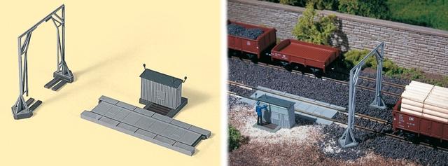 Actual product image Auhagen Gleiswaage mit Lademass H0