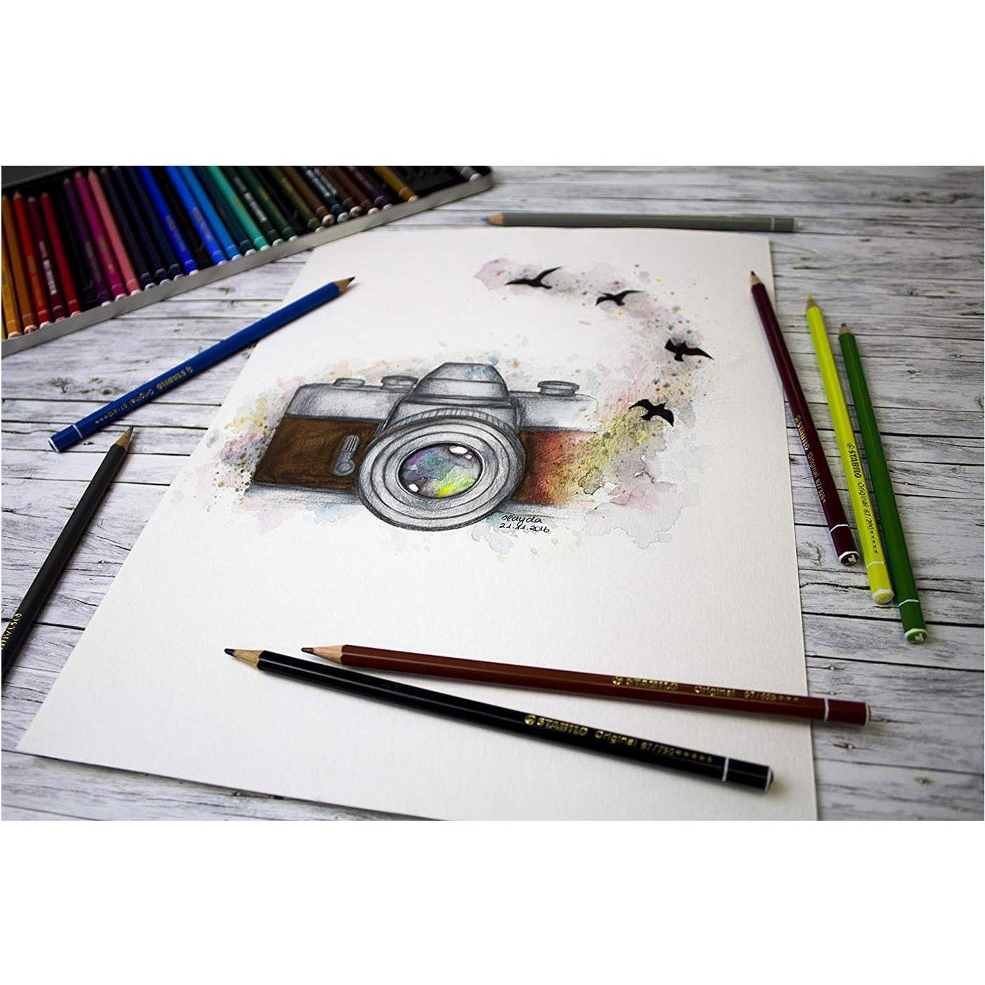 Thumbnail - STABILO, Malstifte, Original Potlood - Diep Hemelsblauw (87/410) (Blau, 1 x)