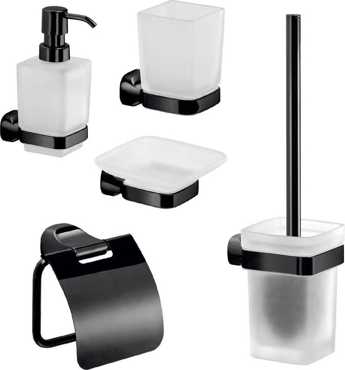 Produktbild Domoletti Amalfi Toilet Brush Holder Matt Black