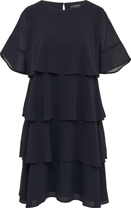 Produktbild Comma Kleid Kurzes Volantkleid aus Crêpe-Chiffon (38)