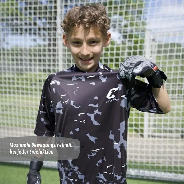 Produktbild Catch & Keep Trikot Black Camou Torwarttrikot Gr. XXL Kurzarm Fussball Shirt (XXL)