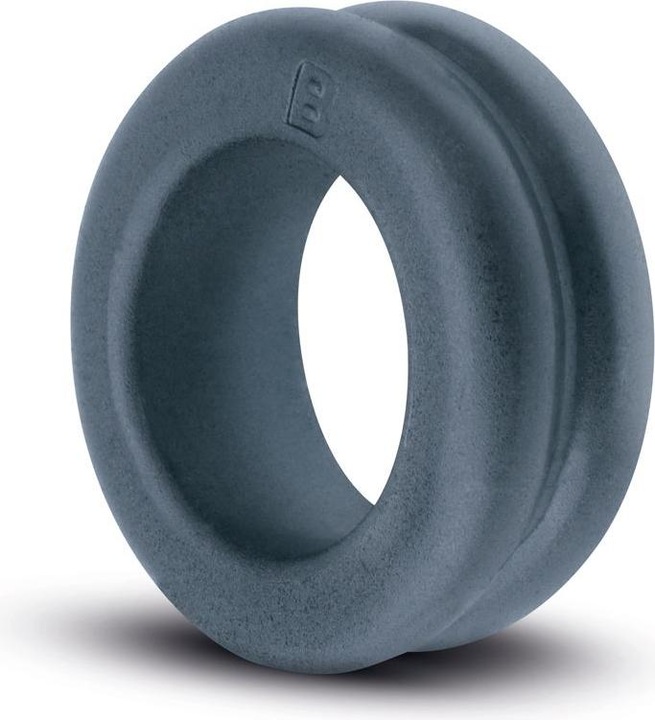 Actual product image Boners Ribbed Cock Ring (2 cm)