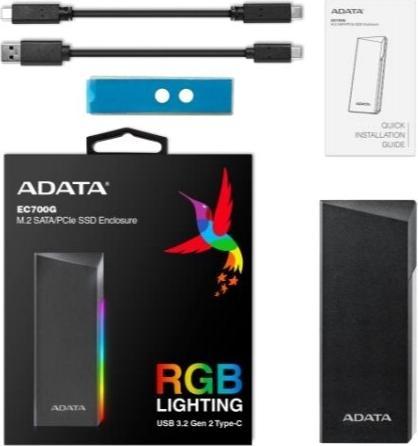 Produktbild Adata Externes Gehäuse EC700G M.2 (M.2)