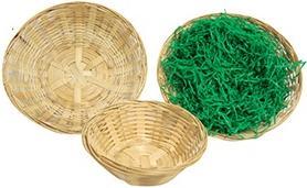 Actual product image Braun Easter basket bamboo nature (1x)