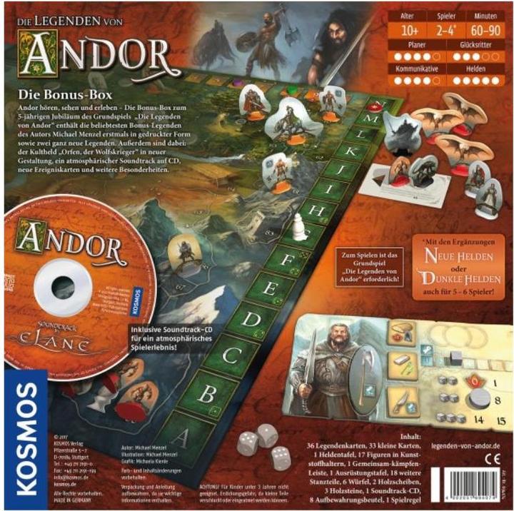 Actual product image Kosmos The Bonus Box Andor (German)