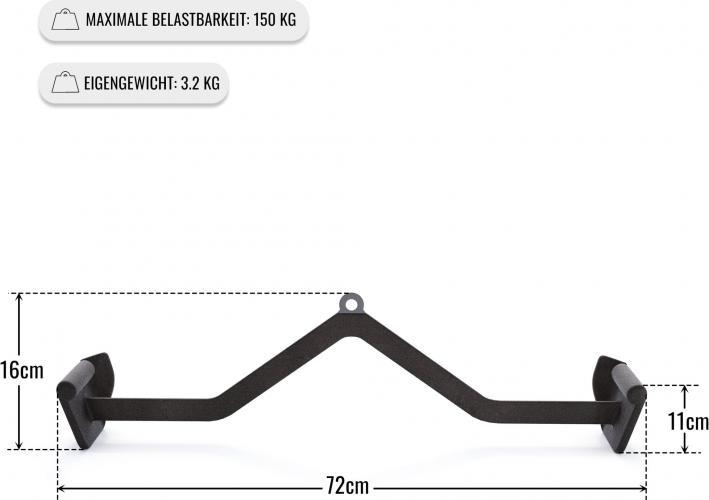 Image du produit Gorilla Sports Poignée de traction latissimus/d'aviron