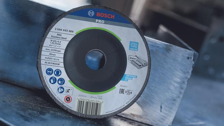 Produktbild Bosch Professional Zubehör PRO Stainless Steel Schruppscheibe, 125 x 6 x 22,23 mm