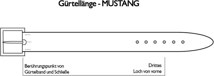 Actual product image Mustang Belt Casual (80)