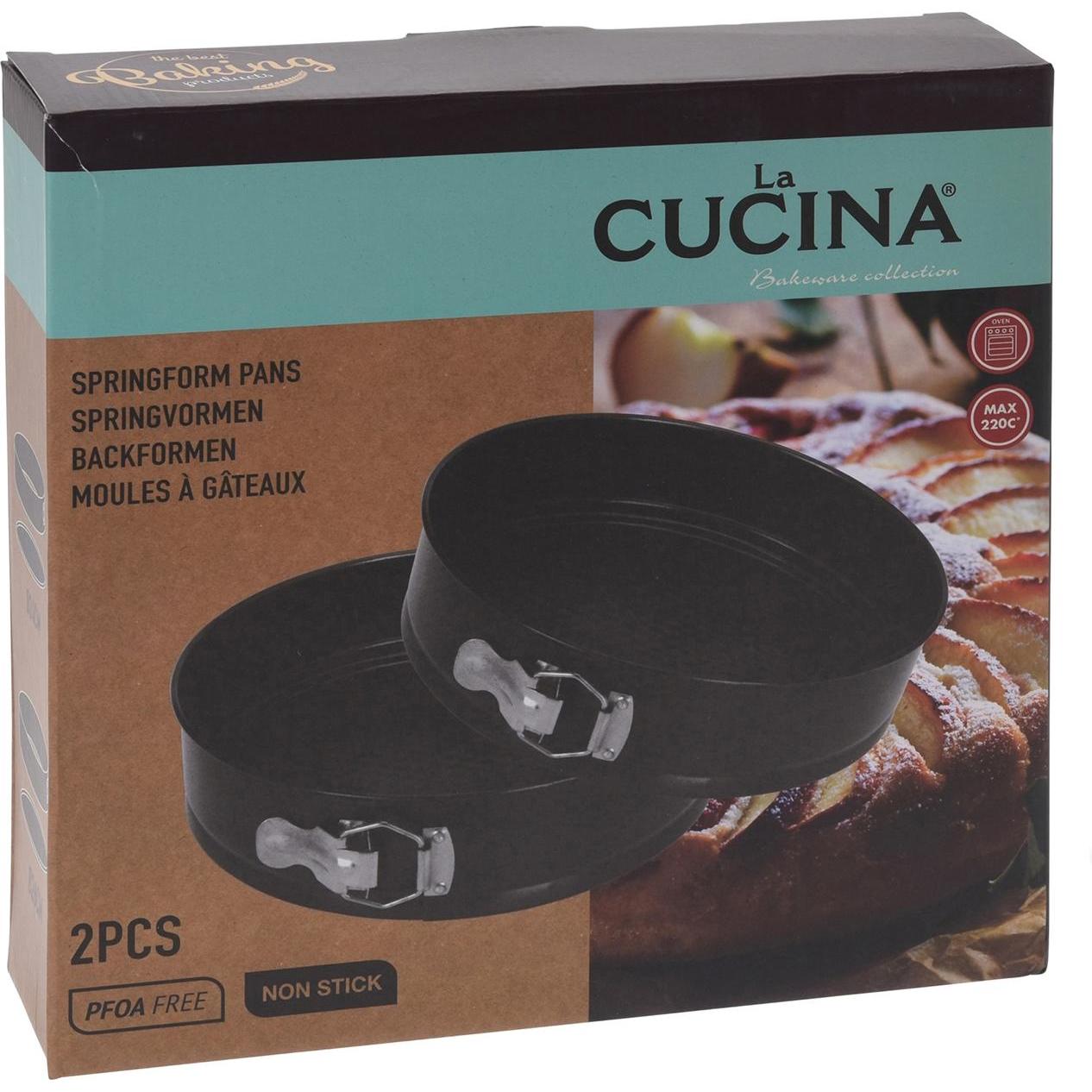 Thumbnail - HTI-Living Springform 2 er Set, Backform, Schwarz