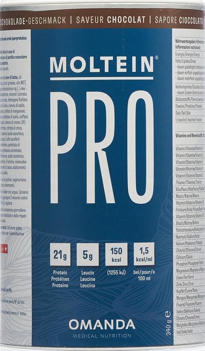 Nutritional values and ingredients Moltein Per 1.5 chocolate (340g) (Cappuccino, Bilberry, Neutral, Chocolate, Vanilla, Cherry Amaretto, 1 pcs., 340 g)