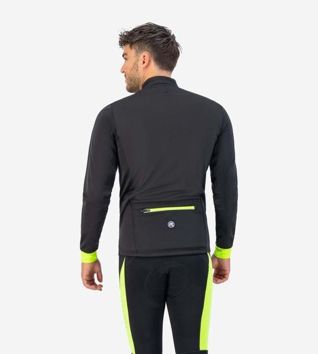 Produktbild Rogelli Core Fahrradjacke Herren - Rennradjacke - Schwarz/Gelb (XL)