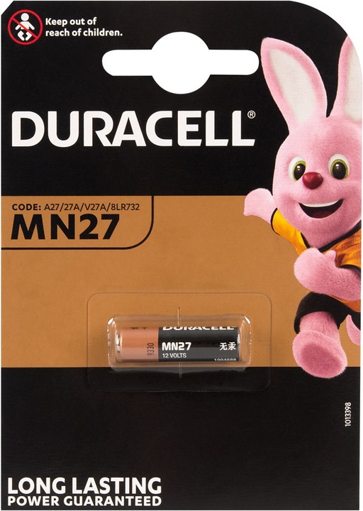 Productafbeelding Duracell Batterij 27A 10x1s (1 Pcs., A27)
