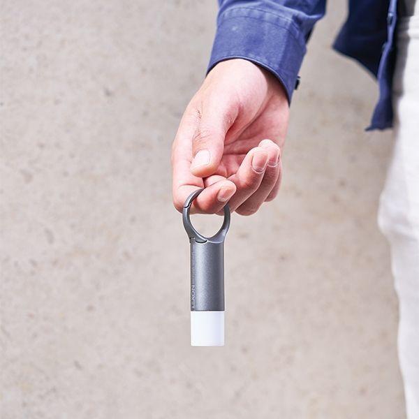 Actual product image Lexon Nomaday Flash Brelok LED szary/gun LL137X