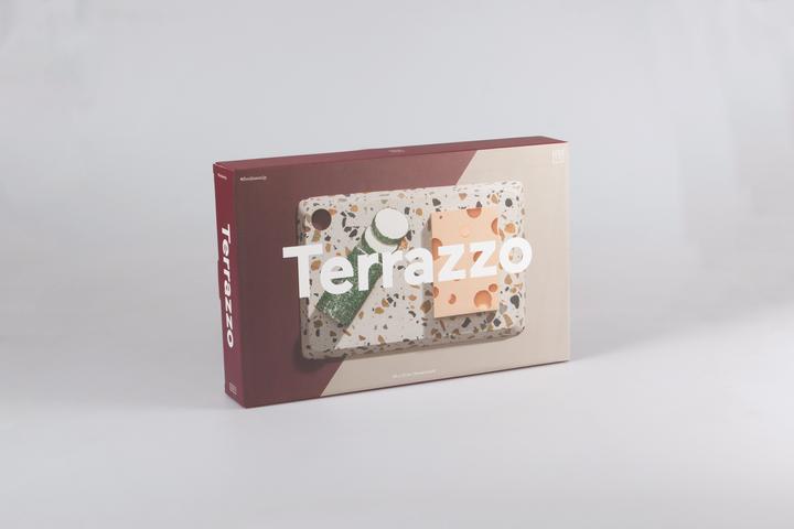 Actual product image Doiy Terrazzo M White