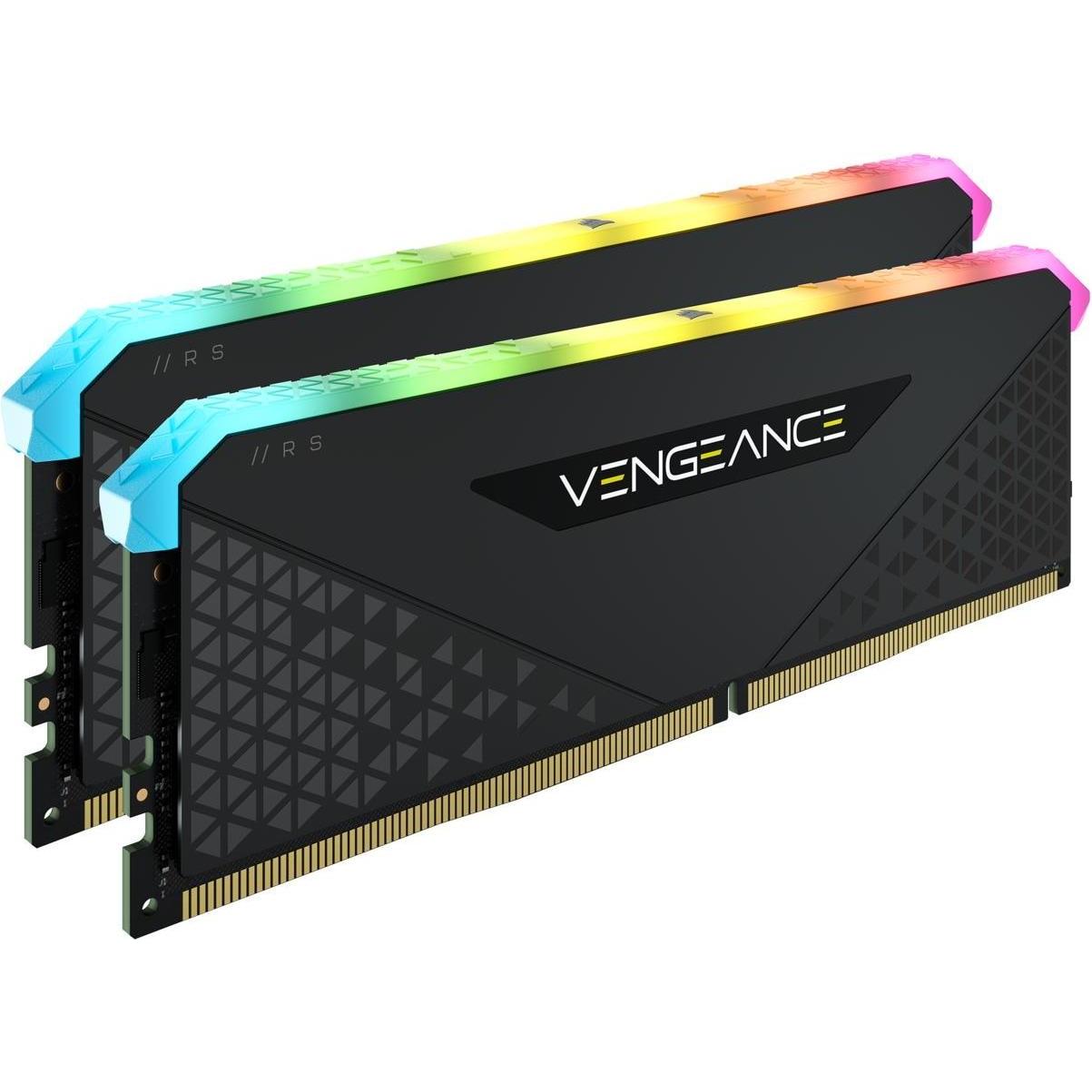 Corsair Vengeance (2 x 32GB, 3200 MHz, DDR4-RAM, DIMM), RAM, Schwarz
