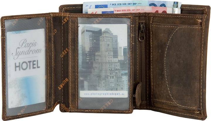 Immagine prodotto Greenburry Portafoglio vintage RFID in pelle 10 cm