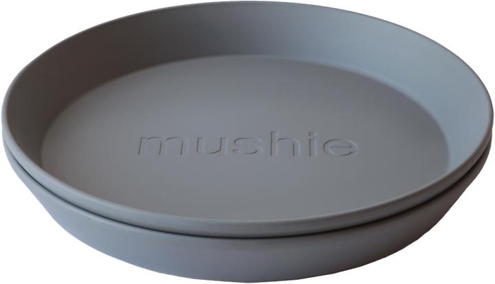 Immagine prodotto Mushie Set di 2 piastre per bambini Round Smoke