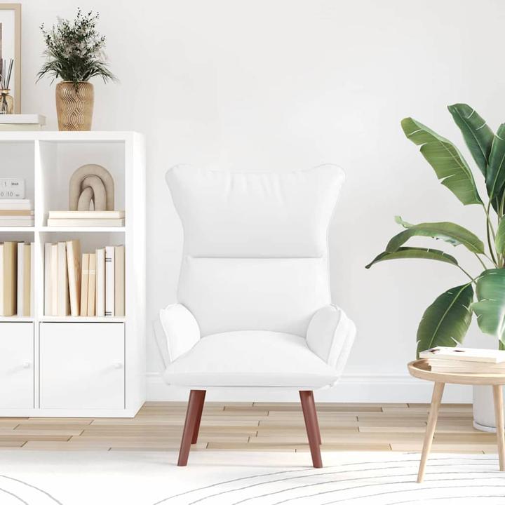 Produktbild vidaXL Relaxsessel Weiss Kunstleder