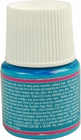 Produktbild Pebeo Deco Matte Acrylfarben (Karibik Blau, 45 ml)