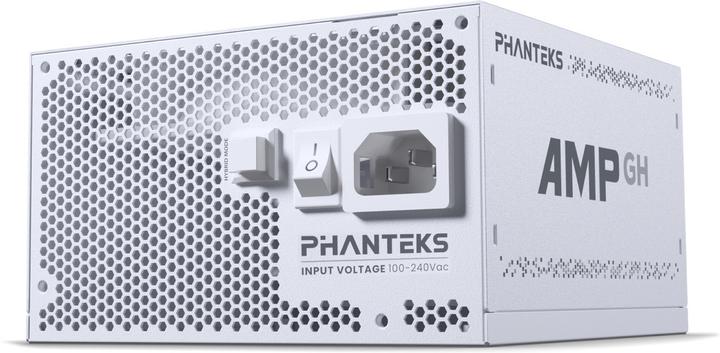 Actual product image Phanteks AMP GH 750W 80 PLUS Gold power supply, PCIe 5.1, ATX 3.1 - 750 watts, white (750 W)