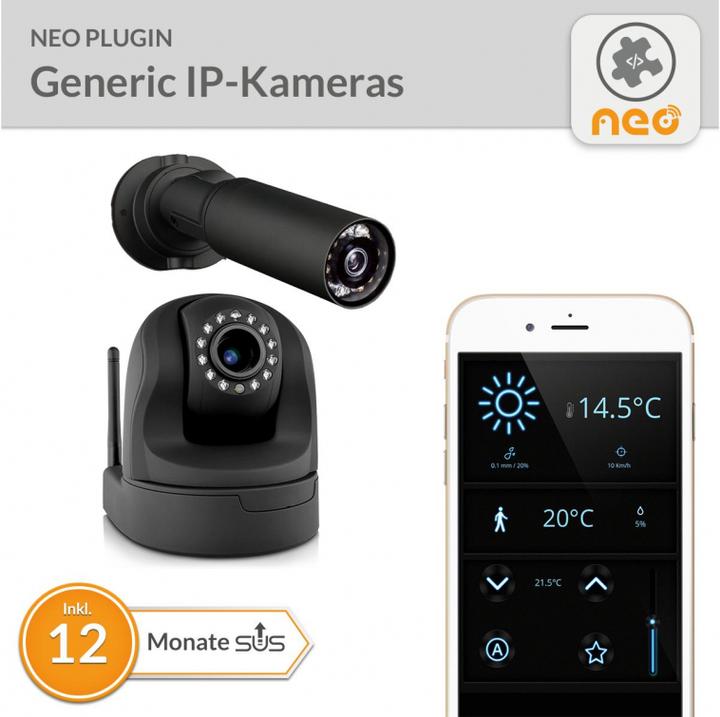 Produktbild Mediola NEO Plugin Generic IP-Kameras mit JPG, MJPG