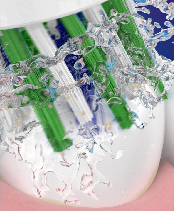 Actual product image Oral-B CrossAction Black with CleanMaximiser Technology Electric Toothbrush Heads (10 x)
