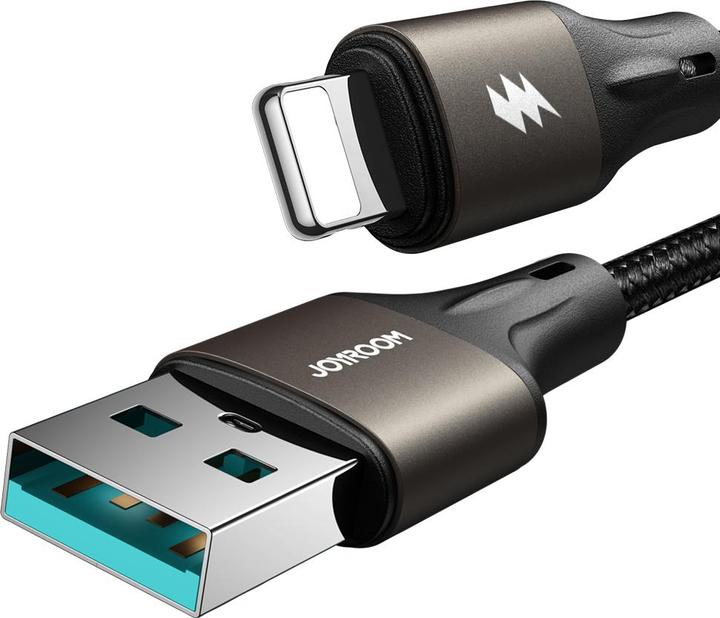 Produktbild Joyroom Cable USB to Lightning SA25-AL3 / 3A / 1.2m (black) (1.20 m, USB 3.2 Gen 1)