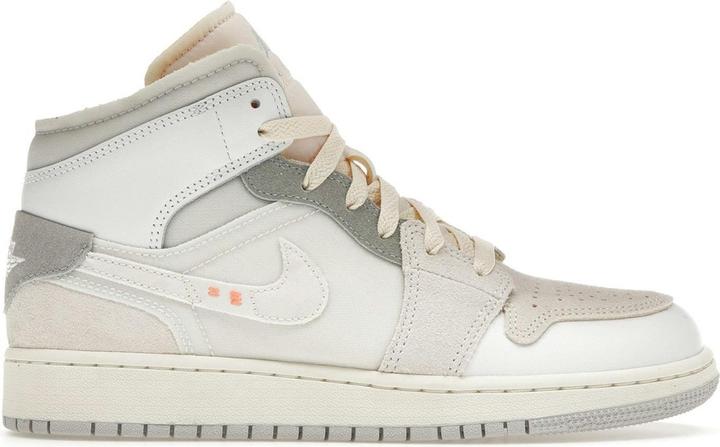 Produktbild Jordan 1 Mid SE Craft Inside Out White Grey (GS) (40)