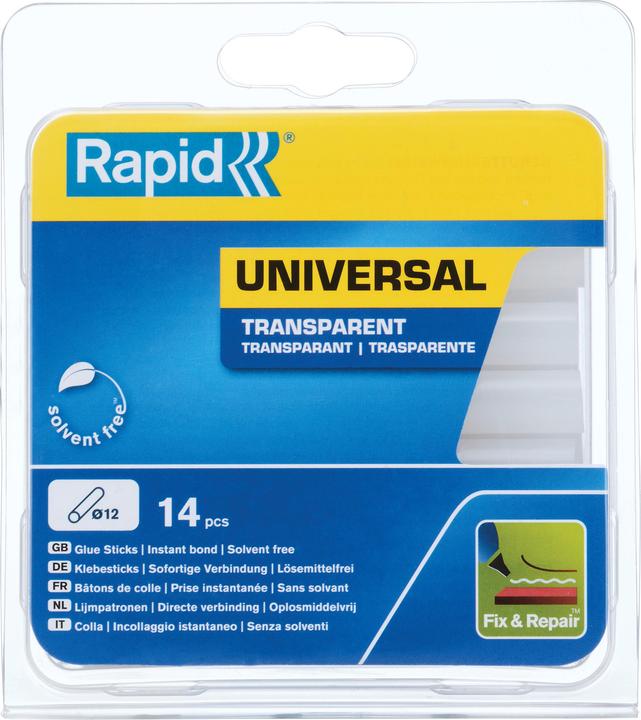 Immagine prodotto Rapid Colla universale trasparente in stick Ø12x94mm 14 pezzi