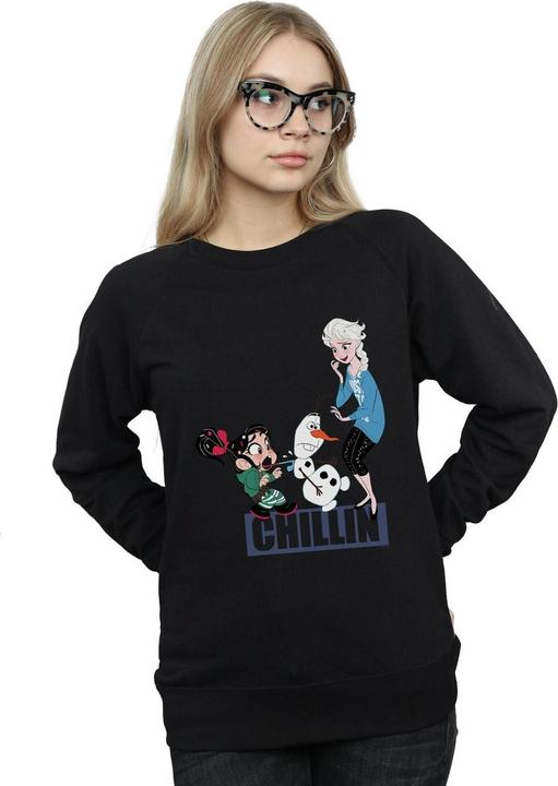 Image du produit Disney - Sweat WRECK IT RALPH ELSA AND VANELLOPE - Femme (M)