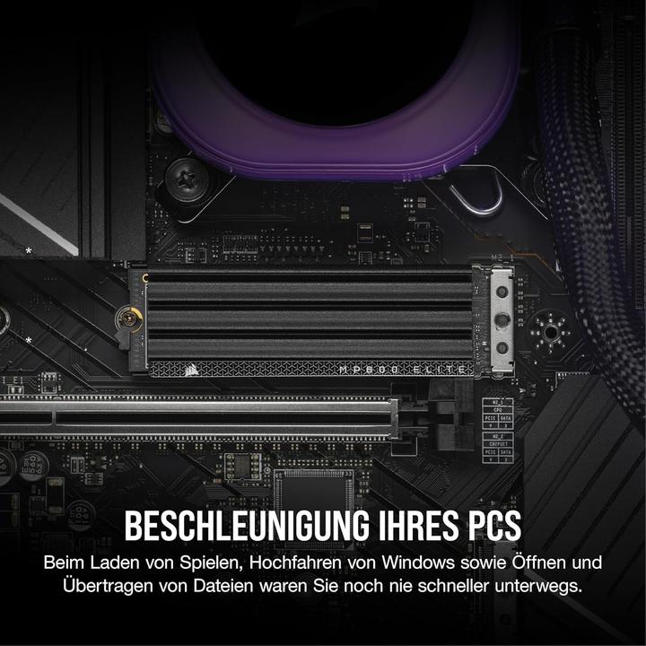 Image du produit Corsair MP600 ELITE 4TB NVMe PCIe M.2 SSD avec heatsink (4000 Go, M.2 2280)