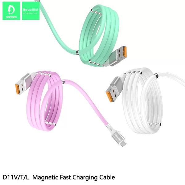 Actual product image Denmen USB-A to USB-C USB cable 1 m Mint (29366) (1 m, USB 2.0)