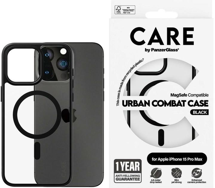 Immagine prodotto Care MagSafe nero di punta (Apple iPhone 15 Pro Max)
