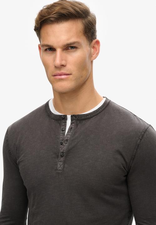 Actual product image Superdry Slub Ls Jersey Grandad Top (L)