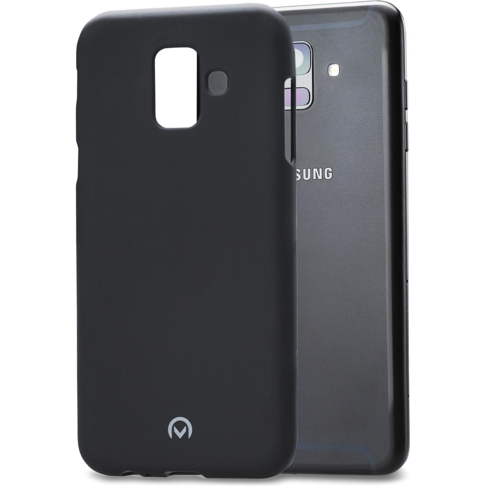 Mobilize Gummi-Gelly-Hülle (Samsung Galaxy A6), Smartphone Hülle, Schwarz