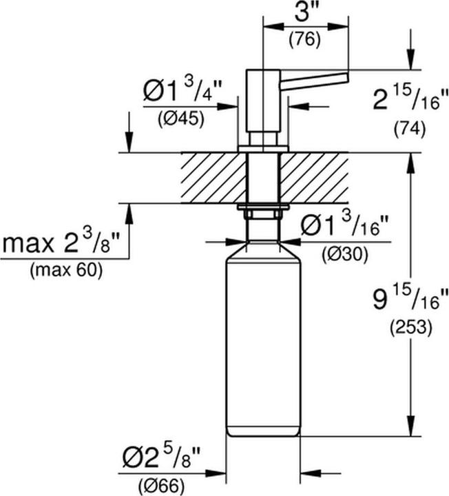 Immagine prodotto Grohe Distributore di detersivo COSMOPOLITAN per saponi liquidi wa sun gebü