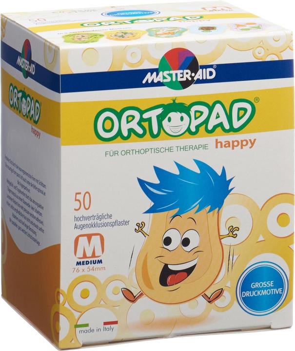 Actual product image Master Aid Eye patch Happy Medium 50 pieces (50 x)