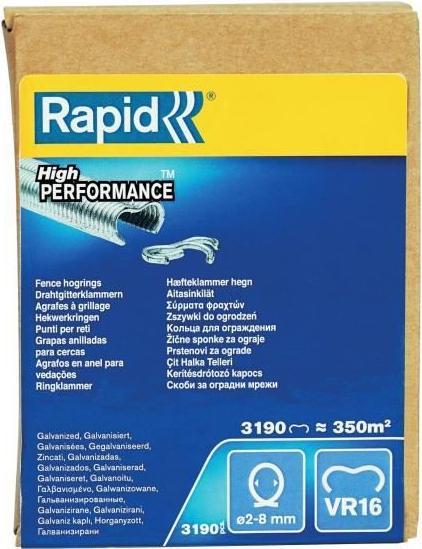 Image du produit Rapid VR16 Agrafes annulaires galvanisées 3.190 pièces (3190 x)