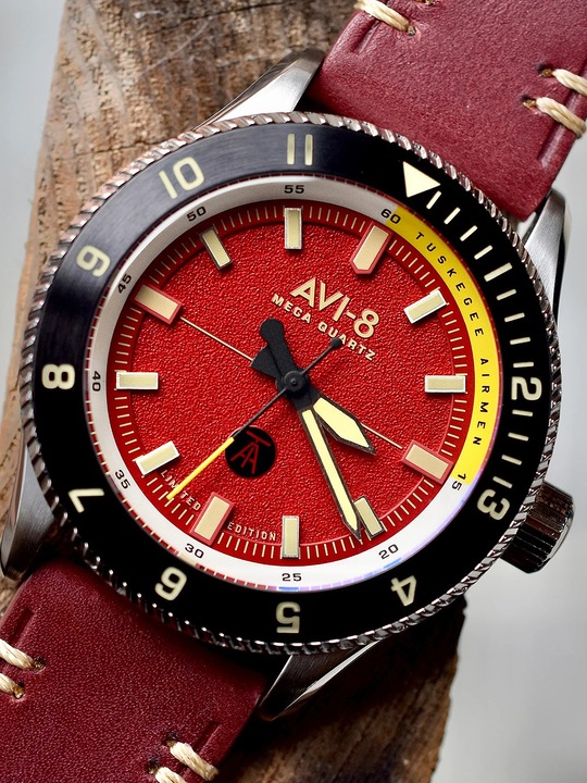 Produktbild AVI-8 AV-4103-04 Tuskegee Airmen Limited Edition Herrenuhr 40mm 5ATM (Analoguhr, 40 mm)