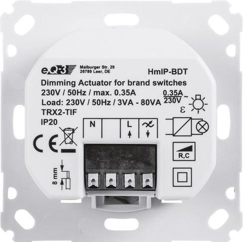 Produktbild ELV Homematic IP Dimmaktor für Markenschalter,Bausatz (Dimmaktor)