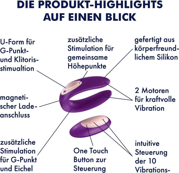 Actual product image Satisfyer Double Plus Remote